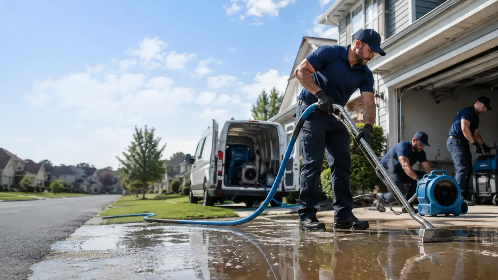 Flood Water Remediation in Copper City, MI